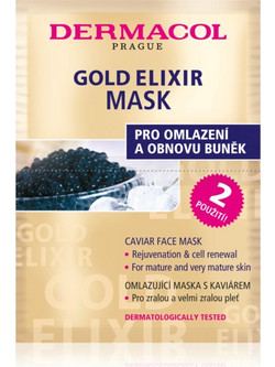 Dermacol Gold Elixir Caviar Κρεμώδης Μάσκα Προσώπου με Χαβιάρι 16gr