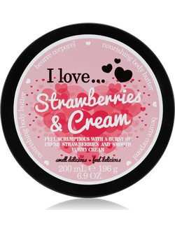 I Love Strawberries & Cream Ενυδατικό Butter Σώματος 200ml