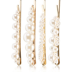 BrushArt Hair Pearl clips κλιπ για τα μαλλιά 4 τμχ