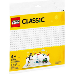 Lego Classic White Baseplate για 4+ Ετών 11010