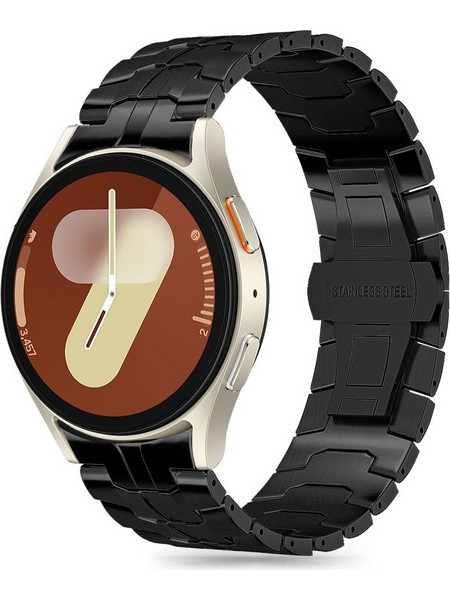 Tech-Protect Stainless Λουράκι Μεταλλικό Black (Samsung Galaxy Watch 4 / 5 / 5 Pro / 6 / 7 / FE)