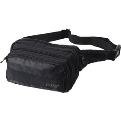 Polo Double Square Ανδρικό Τσαντάκι Μέσης Μαύρο 9-08-106-20
