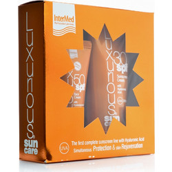 InterMed Luxurious Sun Care Pack Medium Face Cream SPF50 75ml + Body Cream SPF30 200ml