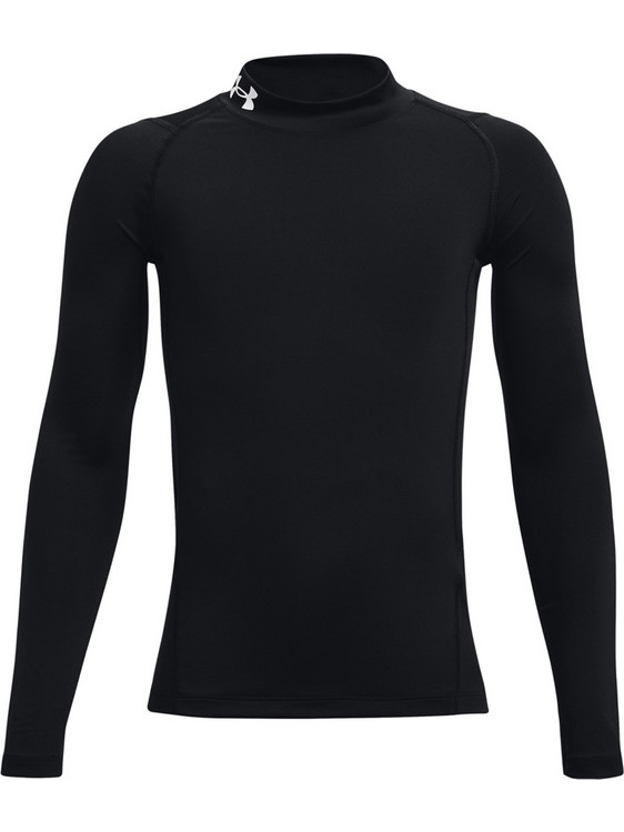 Under Armour Ισοθερμική Παιδική Μπλούζα Μακρυμάνικη Μαύρη 1369477-001