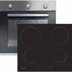 Candy Φούρνος Ηλεκτρικός Άνω Πάγκου 65lt 59.5cm FCP602X με Κεραμικές Εστίες CH64CCB