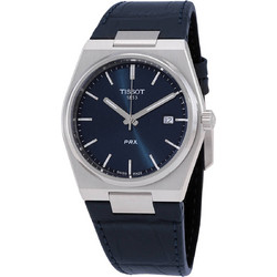 Tissot PRX Ανδρικό Ρολόι με Μπλε Δερμάτινο Λουράκι T137.410.16.041.00