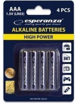 Esperanza High Power AAA 4τμχ