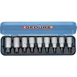 Gedore Καρυδακια Allen Torx 1/2 Σετ 9 Tεμ