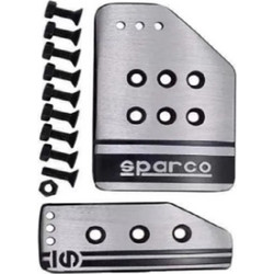 Πεταλίερα αυτοκινήτου 2 τμχ. SPARCO HW-0305S ασημί χρώμα