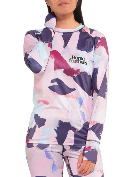 HORSEFEATHERS MIRRA THERMAL TOP ABSTRACT PRINT
