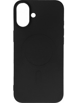 Liquid Silicone Case MagSafe for iPhone 16 Plus - black