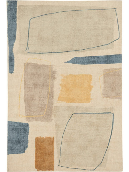 Scion Composition Χειροποίητο Χαλί Ορθογώνιο Μάλλινο 120x180cm 023706 Papaya