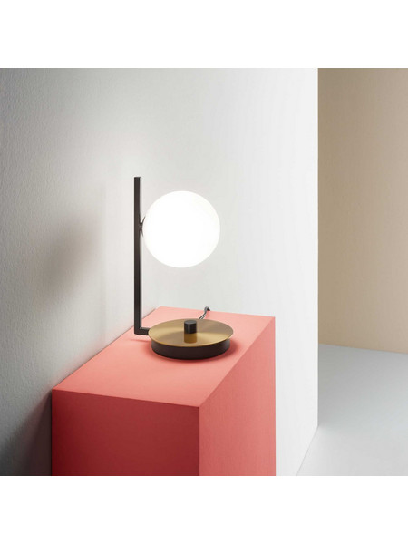 Ideal Lux 273679 Πορτατίφ G9 Λευκό Μαύρο Π13xΥ26.5cm