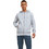 Jack & Jones Basic Ανδρική Ζακέτα Φούτερ με Κουκούλα και Φερμουάρ Γκρι 12210830