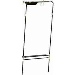 Κρεμάστρα Δαπέδου Lean On Me 5251 78x32x182cm Brass-Black Umage Ατσάλι,Τεχνόδερμα