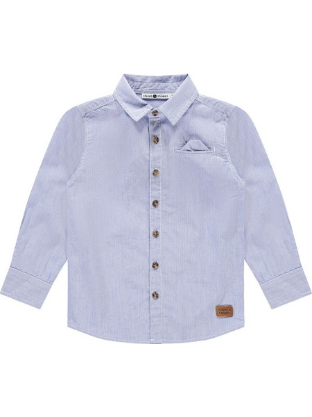 Stains & Stories Πουκάμισο Ριγέ Light Blue