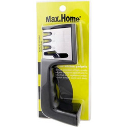 Max Home Ακονιστήρι Μαχαιριών Μεταλλικό Μαύρο 22,8cm KC-1012/BLK OL1012000B
