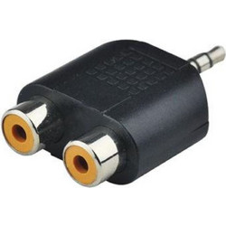 DeTech Connector 2RCA to 3.5mm jack 1τεμ - 17156