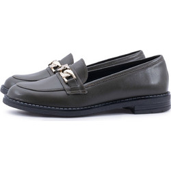 1411 Stefania Γυναικεία Loafers - Slip On ΠΡΑΣΙΝΟ