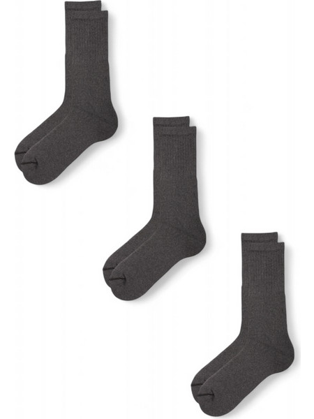K-Socks Sporty Ανδρικές Κάλτσες Ανθρακί 3 Pack K05004