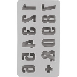 RAYHER Καλούπι Σιλικόνης 12 σχέδια Number 14,5χ26χ2,5εκ