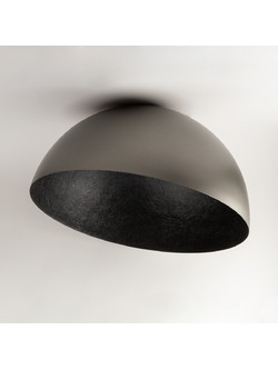 SFERA καμπάνα φωτιστικό οροφής ασημί/μαύρο O 70 cm Ασημί Μαύρο Μαύρο/Ασημί