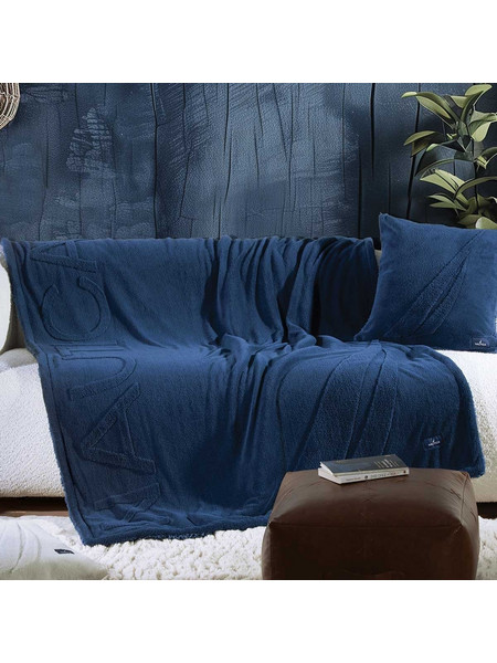 Κουβέρτα Καναπέ Fleece (130x180) Nautica By Nef-Nef Homeware Nau Coast True Navy