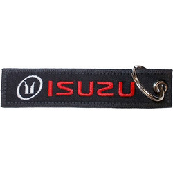 Υφασμάτινο μπρελόκ ISUZU με κέντημα FLAT