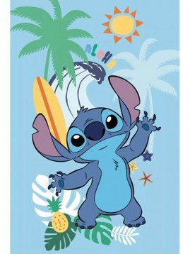 Παιδική Κουβέρτα Fleece Disney Lilo and Stitch 100 x 150 εκ. (350182)
