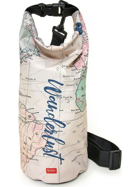 Legami Travel DBA0001 Στεγανός Σάκος Ώμου 3lt Μπεζ