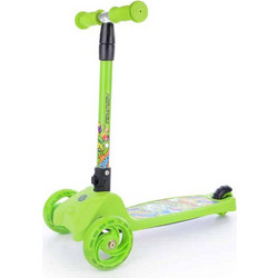 Tempish Scooper Led Αναδιπλούμενο Παιδικό Πατίνι Τρίτροχο με Φωτάκια Πράσινο