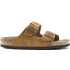 Birkenstock Arizona Γυναικεία Σανδάλια Suede Ανατομικά Καφέ 1009527