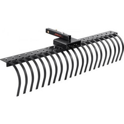 VEVOR Tow Behind Rake, 60" Tow Dethatcher με 21 Steel Coil Tines, Lawn Dethatcher Rake προσαρμόζεται σε γραμμές εργαλείων 48" ή 60" και συστήματα ανάρτησης 3 σημείων, για φύλλα, πευκοβελόνες και γρασί