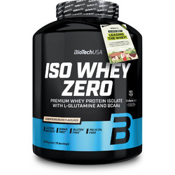 Biotech USA ISO Whey Zero Cookies & Cream Πρωτεΐνη Ορού Γάλακτος Γράμμωσης Χωρίς Λακτόζη & Γλουτένη 1.82kg