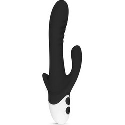 EasyToys Stellar Vibe Δονητής Rabbit 19cm Μαύρος