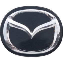 Aυτοκόλλητο - logo για κέλυφος κλειδιού MAZDA 13 x 16 mm από σιλικόνη