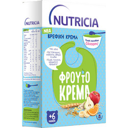 Nutricia Φρουτόκρεμα 6m+ Χωρίς Ζάχαρη 250gr