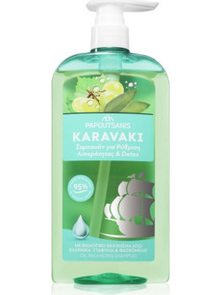 Papoutsanis Detox Φυτικό Σαμπουάν για Επανόρθωση 600ml