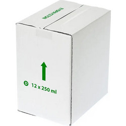 Χαρτοκιβώτιο 3 Φύλλων για Φιάλες Λαδιού 12 x 250ml Dorica Π21,5 x Β15,6 x Υ24εκ