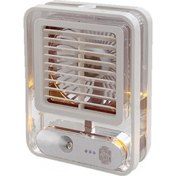 Mini Air Cooler, Ανεμιστήρας Υδρονέφωσης & Υγραντήρας 4.5W Μπαταρίας