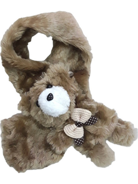 Κασκόλ Γούνα Bear Brown 71240110007