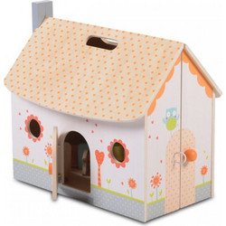 Ecotoys Μίνι Κουκλόσπιτο με Έπιπλα 4139