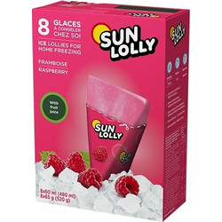 Sun Lolly Γρανίτα Raspberry σε Φακελάκια 8x60ml
