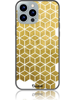 Gold Cubes Θήκη Κινητού Σχέδιο 50038 - iPhone, iPhone 14 Pro Max, Soft TPU Case