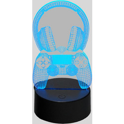 MECHARITE 3D LED Lampe - Controller & Headset - Gadgets