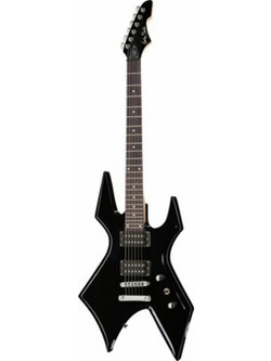 Harley Benton Rock Series WL-20BK Ηλεκτρική Κιθάρα Explorer με Μαγνήτες HH & Ταστιέρα Indian Laurel Black