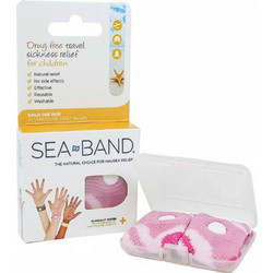 Sea Band Children Travel Sickness Ροζ 2τμχ