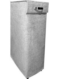 ΚΑΛΑΘΙ ΑΠΛΥΤΩΝ ΤΡΟΧΗΛΑΤΟ ΓΚΡΙ 50x25x62 cm