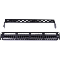 Patch panel Tu-Xin QXPP-3011-C6 24port cat6 black
