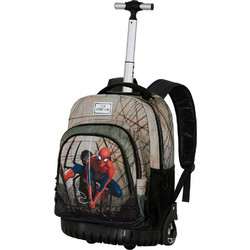 Karactermania Spider-Man Webslinger Σχολική Τσάντα Τρόλεϊ Δημοτικού Πολύχρωμη 05438